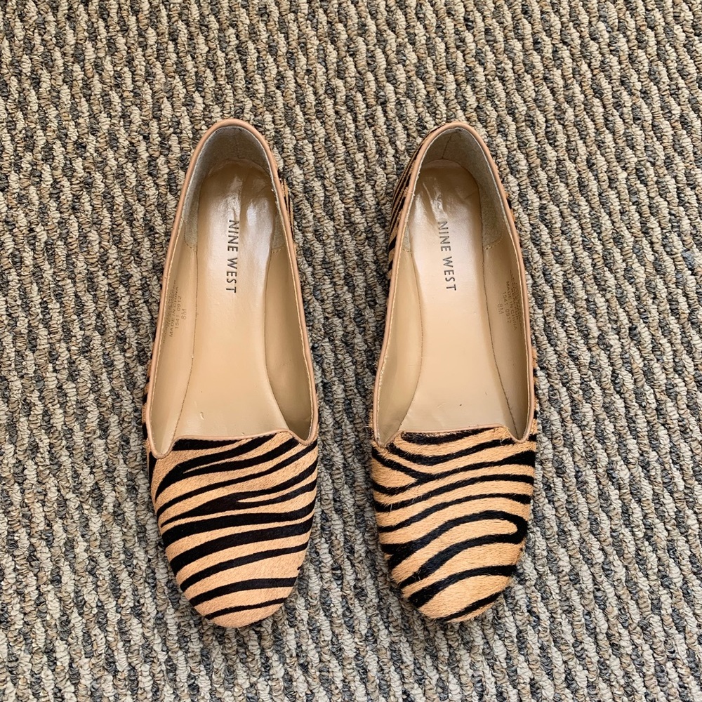 Nine West Animal Print Flats-8